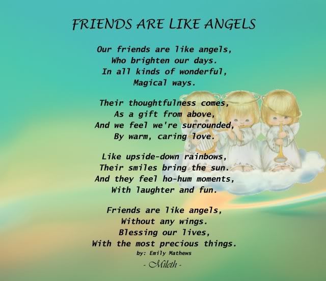 Friends Are Like Angels Quotes. QuotesGram